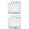 imageCalvin Klein Mens No Show Lightweight Cushioned Low Cut Socks 12 PackClassic White