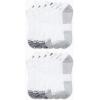 imageCalvin Klein Mens No Show Lightweight Cushioned Low Cut Socks 12 PackWhiteGrey