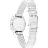 imageCalvin Klein Womens Twisted Bezel Stainless Steel Watch  24 mm Oval Case Mesh Bracelet Sunray Dial Elegant Design  Gift for HerSilver