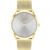 imageCalvin Klein Exceptional  Womens and Mens 2H Quartz Watch Stainless Steel with Mesh Bracelet  Water Resistant 3 ATM30 Meters  Trendy CK Watches for Him and Her  37 mmGold Plated