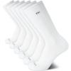 imageCalvin Klein Mens Dress Crew NonBinding Cotton Socks 6PackWhite Logo