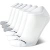 imageCalvin Klein Mens Socks  Lightweight No Show Ankle Socks 6 PackAll White