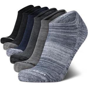 imageCalvin Klein Mens Socks  Lightweight No Show Ankle Socks 6 PackAssorted