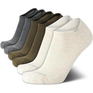imageCalvin Klein Mens Socks  Lightweight No Show Ankle Socks 6 PackBeigeGrey