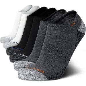 imageCalvin Klein Mens Socks  Lightweight No Show Ankle Socks 6 PackGrey Heather Assorted