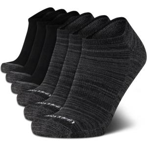 imageCalvin Klein Mens Socks  Lightweight No Show Ankle Socks 6 PackGrey Stripes
