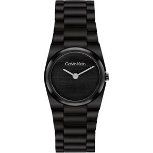 imageCalvin Klein Womens CK Unite Stainless Steel Watch 26mm Case with Link Bracelet  Sleek Curved Case Modern Everyday Style  Gift for HerBlack