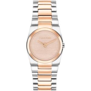 imageCalvin Klein Womens CK Unite Stainless Steel Watch 26mm Case with Link Bracelet  Sleek Curved Case Modern Everyday Style  Gift for HerTwo Tone