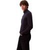 imageCalvin Klein Mens Wool Blend Quarter Zip SweaterDark Sapphire