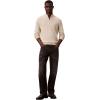 imageCalvin Klein Mens Wool Blend Quarter Zip SweaterPelican Heather