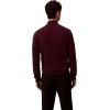 imageCalvin Klein Mens Wool Blend Quarter Zip SweaterWinetasting