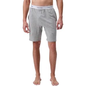 imageCalvin Klein Mens Icon Cotton Stretch Sleep ShortsGrey Heather