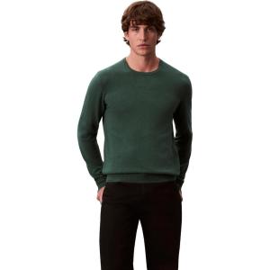 imageCalvin Klein Mens Wool Blend Crewneck SweaterHunter Green