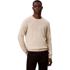 imageCalvin Klein Mens Wool Blend Crewneck SweaterPelican Heather