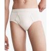 imageCalvin Klein Mens Cotton Classics 3Pack BriefTuffet  Red Carpet tapioca