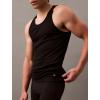 imageCalvin Klein Mens Cotton Classics 3Pack Tanks3 Black