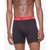 imageCalvin Klein Mens Cotton Stretch 3Pack Boxer BriefBlack Bodies W Aspen  Berry Sangria  Lake Crest Blue Wbs