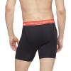 imageCalvin Klein Mens Cotton Stretch 3Pack Boxer BriefBlack Bodies W Byou Blue  Exotic Coral  Topaz Gemstone