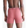 imageCalvin Klein Mens Cotton Stretch 3Pack Boxer BriefGrey Heather  Silver Birch  Raspberry Blush