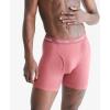 imageCalvin Klein Mens Cotton Stretch 3Pack Boxer BriefGrey Heather  Silver Birch  Raspberry Blush
