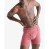 imageCalvin Klein Mens Cotton Stretch 3Pack Boxer BriefGrey Heather  Silver Birch  Raspberry Blush