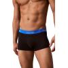 imageCalvin Klein Mens Icon Cotton Stretch 5Pack Low Rise TrunkBlack Bodies W Black  Royalty  Casual Blue  Turbulence  Black Wbs
