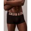 imageCalvin Klein Mens Intense Power 3Pack Low Rise TrunkBlack Bodies W Papaya Punch  White  Moonlight Jade Logos