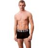 imageCalvin Klein Mens Intense Power 3Pack Low Rise TrunkBlack Bodies W White  Turbulence  Vermillion Brown Logos