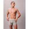 imageCalvin Klein Mens Pima Cotton 3Pack TrunkOyster Gray  Grey Heather  White