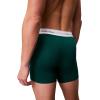 imageCalvin Klein mens Icon Cotton Stretch 3pack Boxer BriefTurfLogo Split Stripesrout Green Frozen Fjord