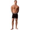 imageCalvin Klein mens Intense Power 3pack Boxer BriefBlack Bodies W White  Turbulence  Vermillion Brown Logos