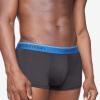 imageCalvin Klein mens Underwear Micro Stretch 3 Pack TrunkBlack Bodies W Polaris Blue  Aspen  Dove Wbs