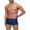 imageCalvin Klein mens Underwear Micro Stretch 3 Pack TrunkNew Navy  Artesian Blue  Blue Paradise