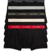 imageCalvin Klein Mens Cotton Classics 5Pack TrunkBlack Bodies W Black  Grey Heather  Exact  Tapioca  Olive