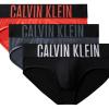 imageCalvin Klein mens Intense Power 3pack Hip BriefBlack  Turbulence  Vermillion Brown