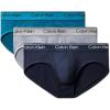 imageCalvin Klein mens Micro Stretch 3pack BriefSleet  Teal Marine  Shoreline