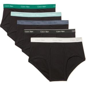 imageCalvin Klein Cotton Classics Multipack BriefsBlack Bodies W Ink  Zoni Beach  Turf  Micro Chip  Black Wbs