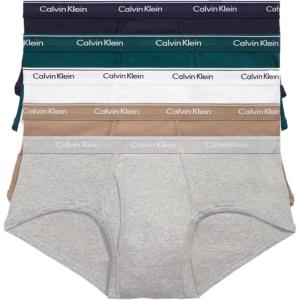 imageCalvin Klein Cotton Classics Multipack BriefsNatural Gray  Grey Heather  White  Night Sky  Ponderosa Pine