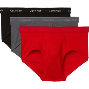 imageCalvin Klein Mens Cotton Classics 3Pack BriefTurbulence Adrenaline RushBlack