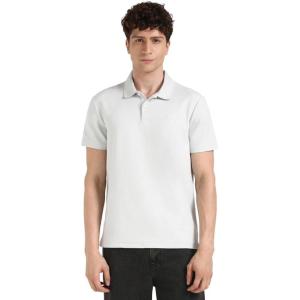 imageCalvin Klein Mens Micro Waffle PolosOyster Mushroom
