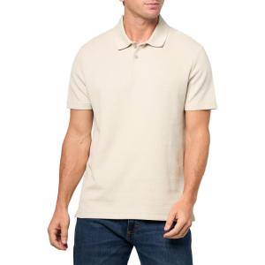 imageCalvin Klein Mens Micro Waffle PolosUnbleached