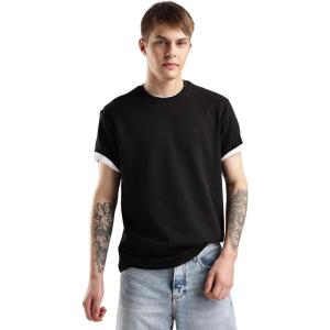 imageCalvin Klein Mens Micro Waffle Short Sleeve TShirtBlack