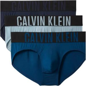 imageCalvin Klein mens Intense Power 3pack Hip BriefShoreline  Poseidon  Arona