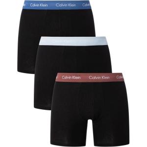 imageCalvin Klein mens Underwear Micro Stretch 3 Pack TrunkB BrownSkywayTrue Navy Wbs