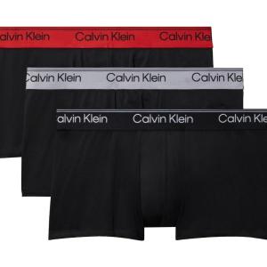 imageCalvin Klein mens Underwear Micro Stretch 3 Pack TrunkBlack Bodies W Black  Sleet  Andrenaline Rush Wbs