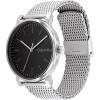 imageCalvin Klein Slate Mens Quartz Watch  Gift for HimBlack Silver Mesh