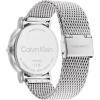 imageCalvin Klein Slate Mens Quartz Watch  Gift for HimBlack Silver Mesh