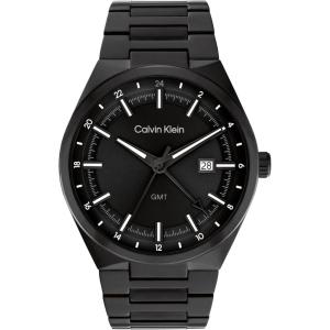 imageCalvin Klein Mens Distinguish  44mm 3H Quartz Watch  Stainless Steel Bracelet  Modern Stylish Timepiece  Gift for HimBlack