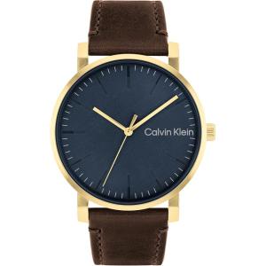 imageCalvin Klein Slate Mens Quartz Watch  Gift for HimBlue Brown