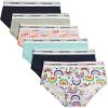imageCalvin Klein Girls Underwear Cotton Hipster Panties 6 PackRainbow Pack